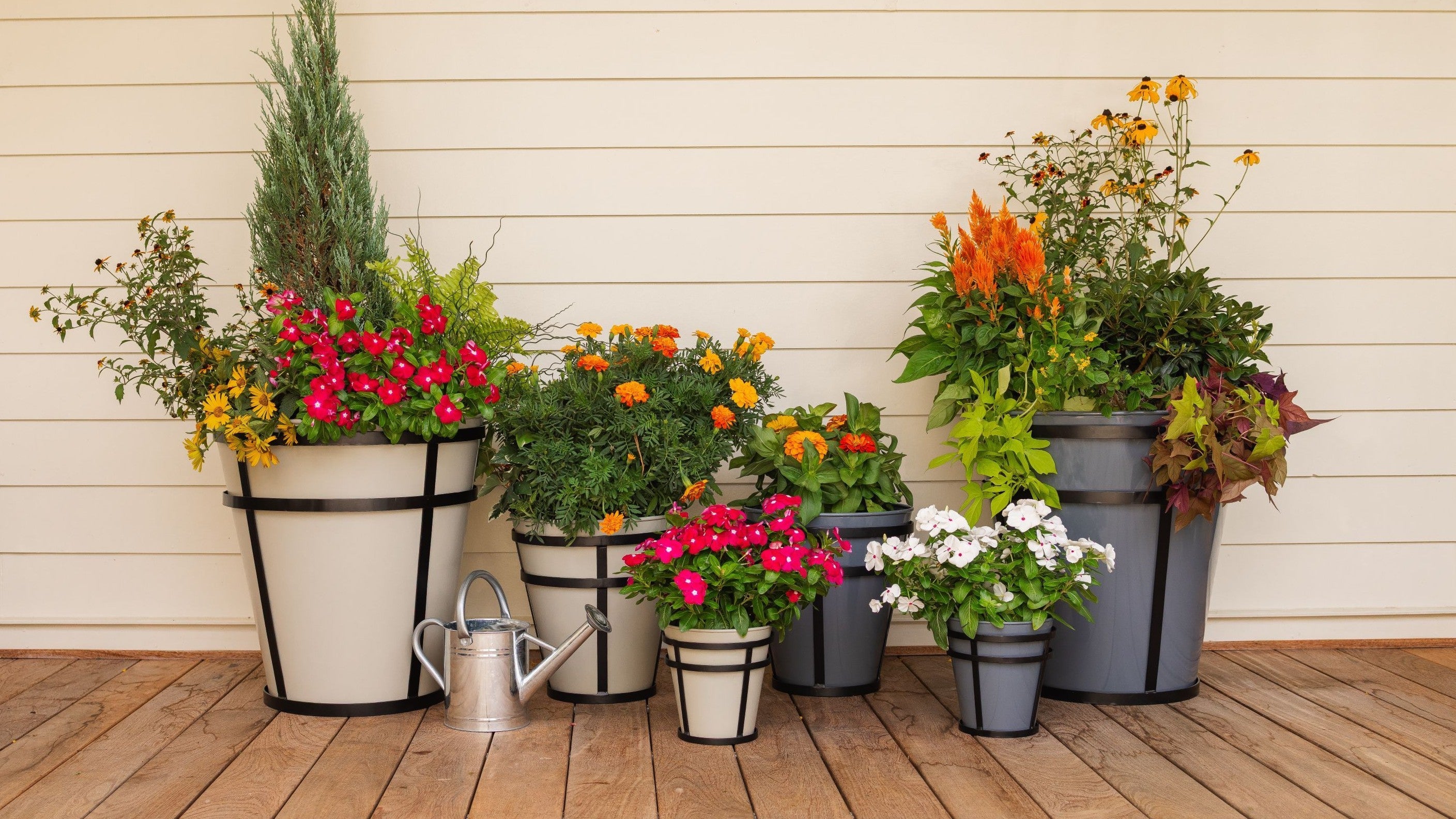 Powder Coated Planters